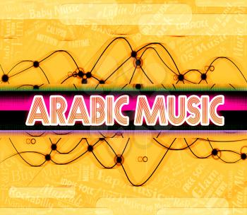 Arabic Music Representing Sound Track And Singing