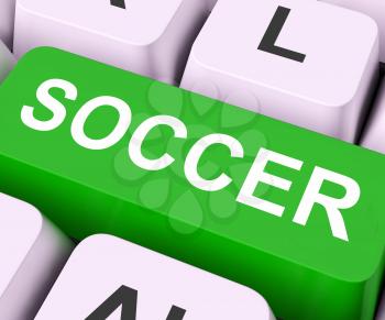 Soccer Key On Keyboard Meaning Football Or Rugby
