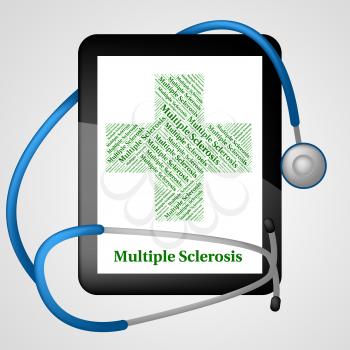 Multiple Sclerosis Showing Poor Health And Complaint
