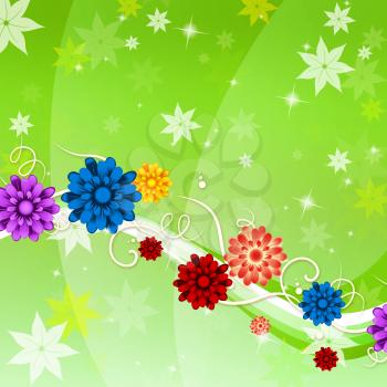 Background Flowers Meaning Twist Florals And Blooming
