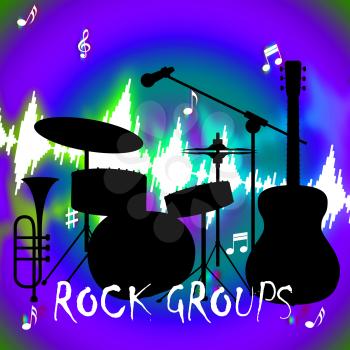 Rock Groups Representing Sound Track And Song