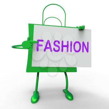 Fashion Bags Showing Fashionable and Trendy Products