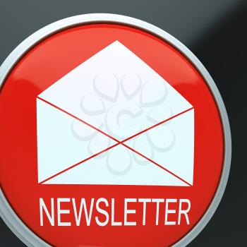 E-mail Newsletter Shows Email Letter Communication Outgoing