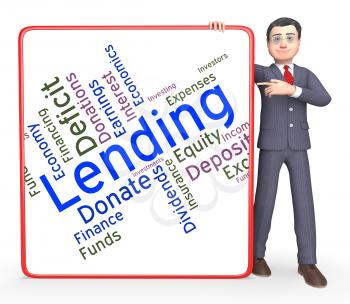 Lending Word Indicating Borrowing Text And Loans