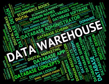 Data Warehouse Indicating Store Stockroom And Fact