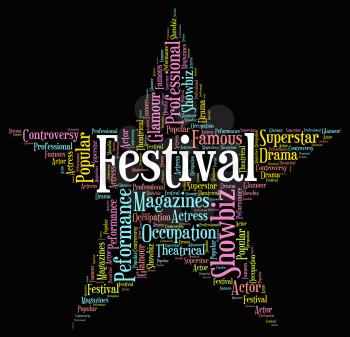 Festival Star Meaning Festive Festivities And Word