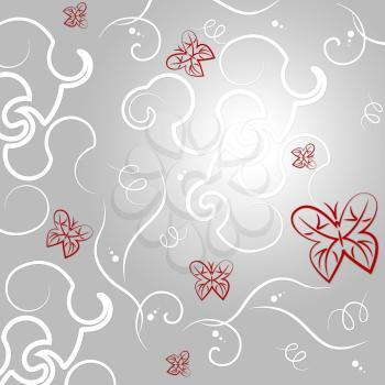 Butterflies Background Representing Trees Countryside And Natural
