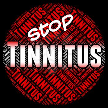 Stop Tinnitus Showing Prohibit Ear And No