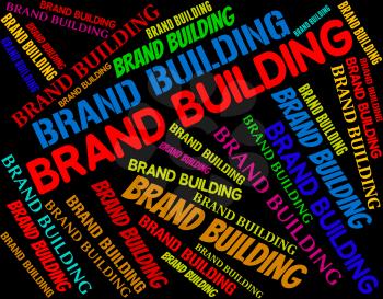 Brand Building Indicating Company Identity And Logos