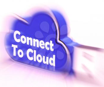 Connect To Cloud USB drive Meaning Connection Support And Cloud Business