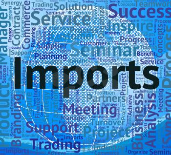 Imports Word Showing Buy Abroad And Business