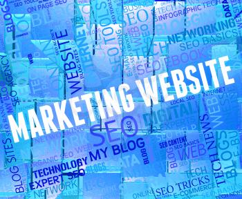 Marketing Website Indicating Search Engine And Sem