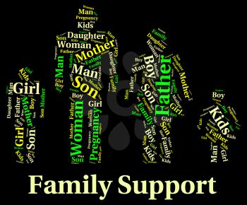 Family Support Meaning Blood Relative And Text