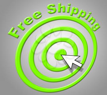 Free Shipping Representing For Nothing And Gratis