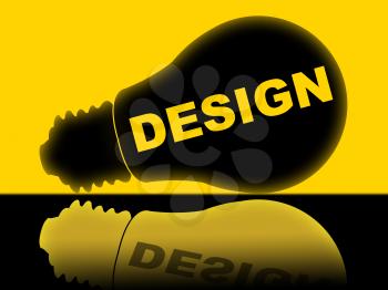 Design Lightbulb Showing Plans Model And Models
