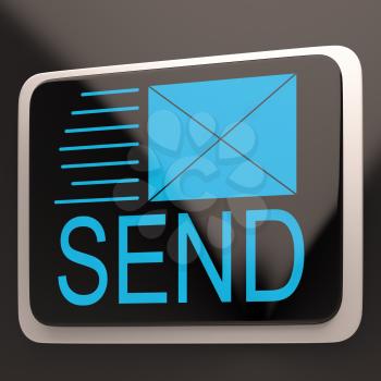 Send Envelope Showing Email Message Inbox Online
