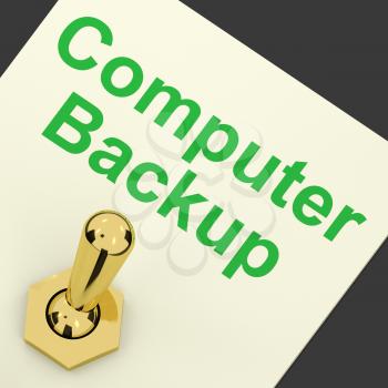 Backup Computer Switch For Data Archiving And Storage