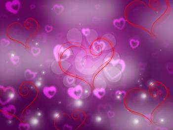 Heart Background Meaning Valentines Day And Love