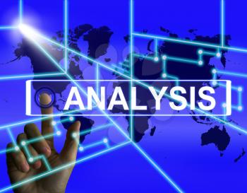Analysis Screen Indicating Internet or International Data Analyzing