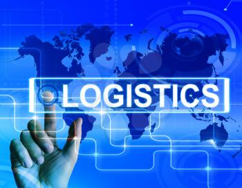 Logistics Map Displaying Logistical Strategies and International Plans