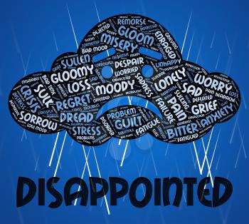 Disappointed Word Meaning Let Down And Crestfallen