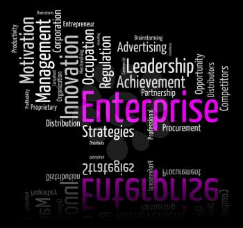 Enterprise Word Meaning Business Industry And Businesses