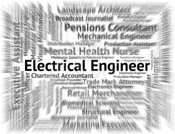 Electrical Engineer Indicating Mechanic Occupations And Position