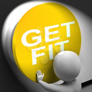 Get Fit Pressed Showing Physical And Aerobic Activity