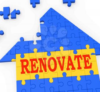 Renovate House Meaning Improve And Construct Building