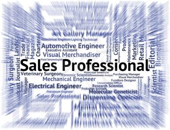 Sales Professional Representing Professionals Consumerism And Job