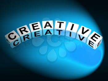 Creative Dice Meaning Innovative Inventive and Imaginative