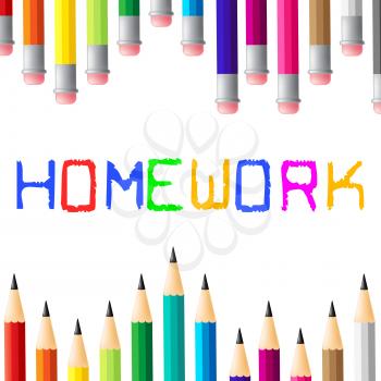 Homework Education Showing Development School And Educating