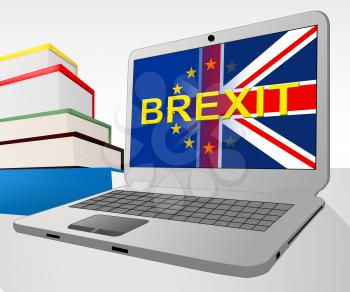 Brexit Laptop Meaning Computer British And Www