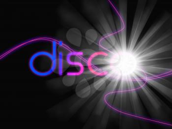 Groovy Disco Meaning Dancing Partying And Music