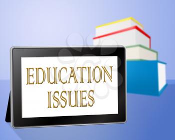 Education Issues Showing Training Tutoring And Web