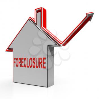 Foreclosure House Showing Lender Repossessing And Selling