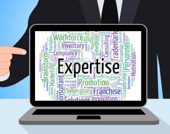 Expertise Word Showing Training Proficiency And Words