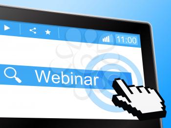 Webinar Online Meaning Learning Searching And Seminar