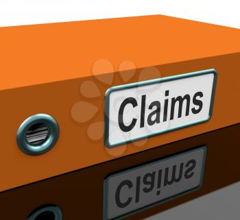 Claims File Containing Insurance Applications Or Paperwork