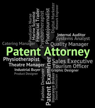 Patent Attorney Indicating Legal Adviser And Advocate