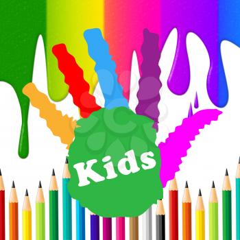 Kids Handprint Meaning Color Handprints And Colour