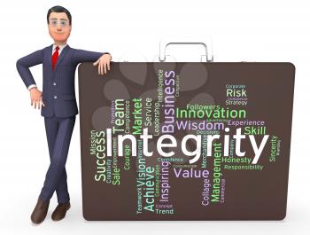 Integrity Words Representing Decency Morality And Virtue 