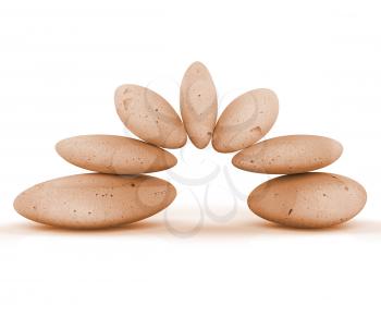 Spa Stones Representing Perfect Balance And Spirituality