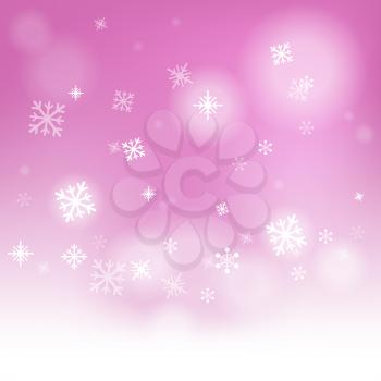 Snow Flakes Background Meaning Seasonal Cold Or Frost