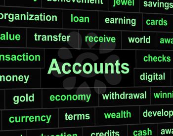 Accounting Accounts Indicating Balancing The Books And Paying Taxes