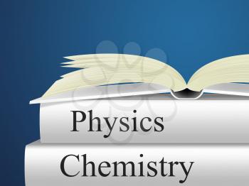 Physics Books Indicating Textbook Science And Chemical