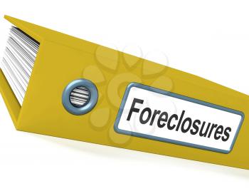 Foreclosures File Showing Bankruptcy And Eviction