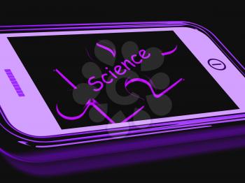 Science Smartphone Meaning Biology Chemistry And Physics