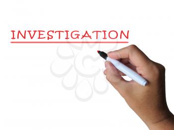 Investigation Word Meaning Examination Inspection And Findings