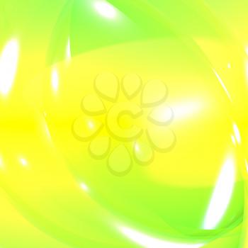Fresh Yellow And Green Abstract Background Showing Vibrance And Vitality